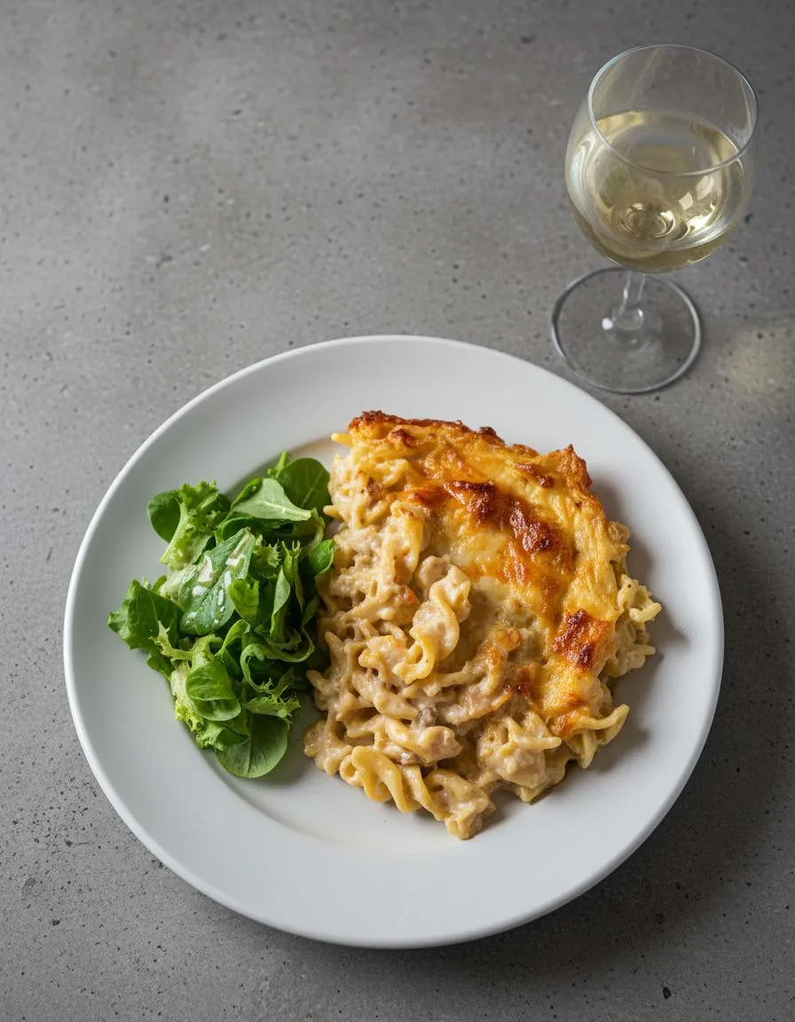 Rezept: Cremiger Gemüse-Nudelauflauf