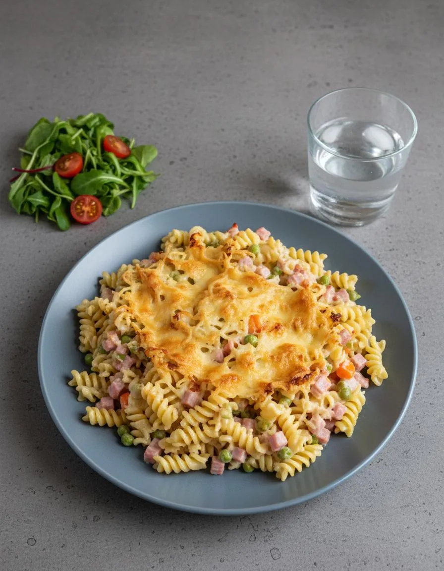 Rezept: Cremiger Schinken-Nudelauflauf by NastyTasty Delights