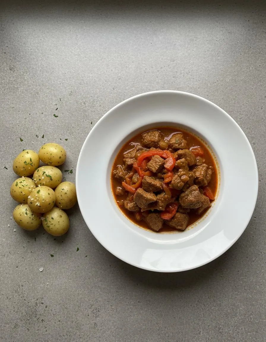 Rezept: Deftiges Paprikagulasch by NastyTasty Delights