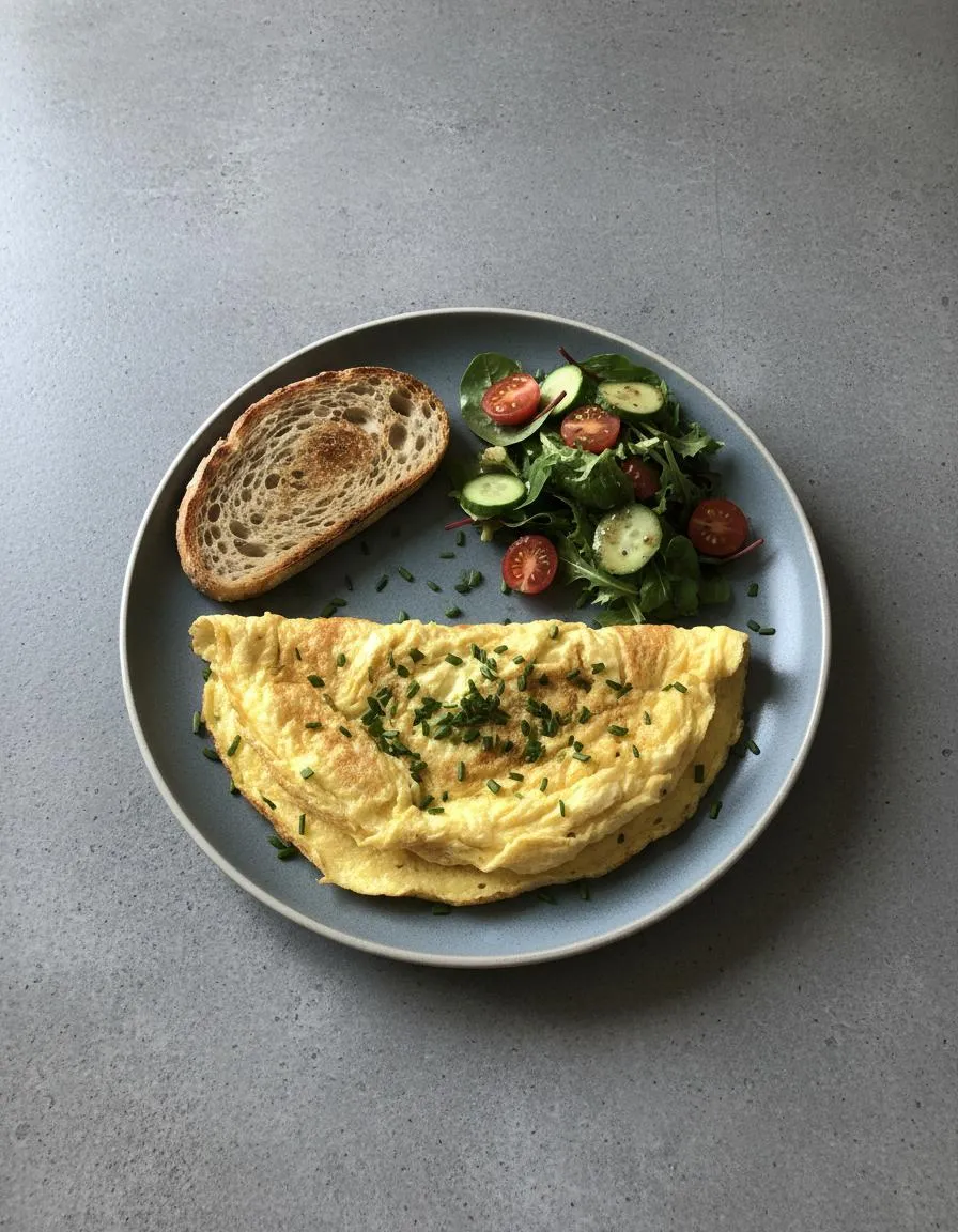 Rezept: Fluffiges Air Fryer Omelette by NastyTasty Delights