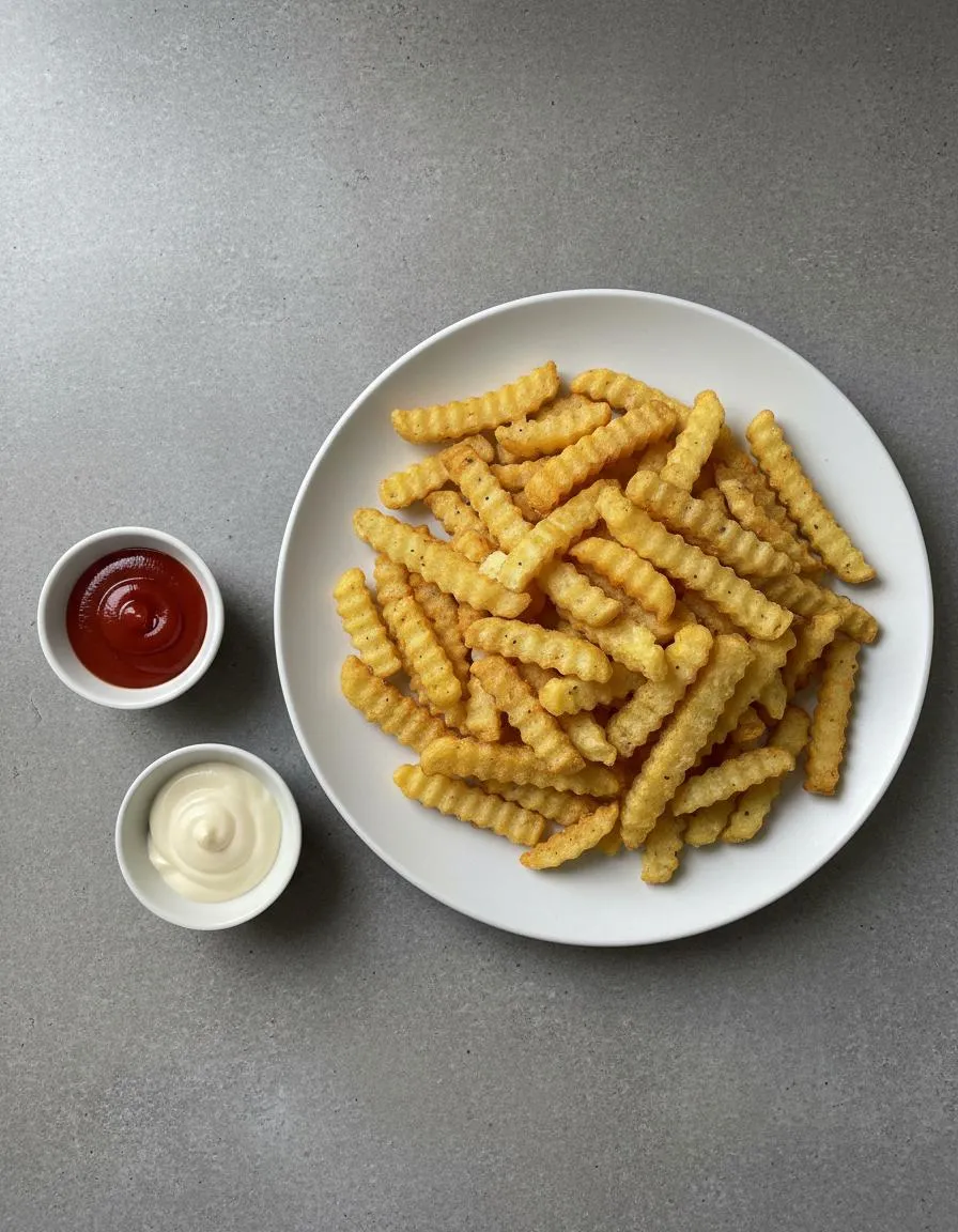 Rezept: Knusprige Airfryer Pommes by NastyTasty Delights