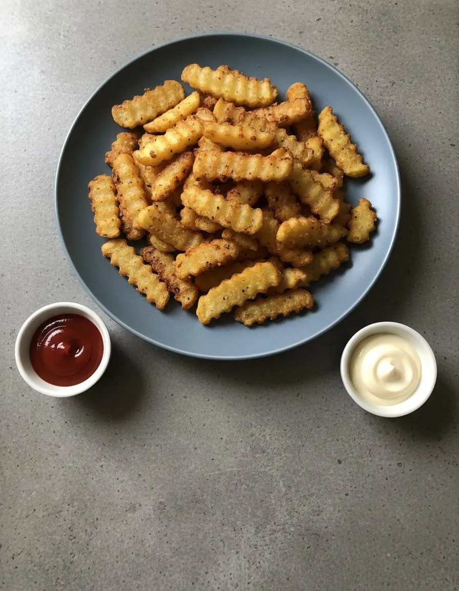 Rezept: Krosse Airfryer Pommes by NastyTasty Delights