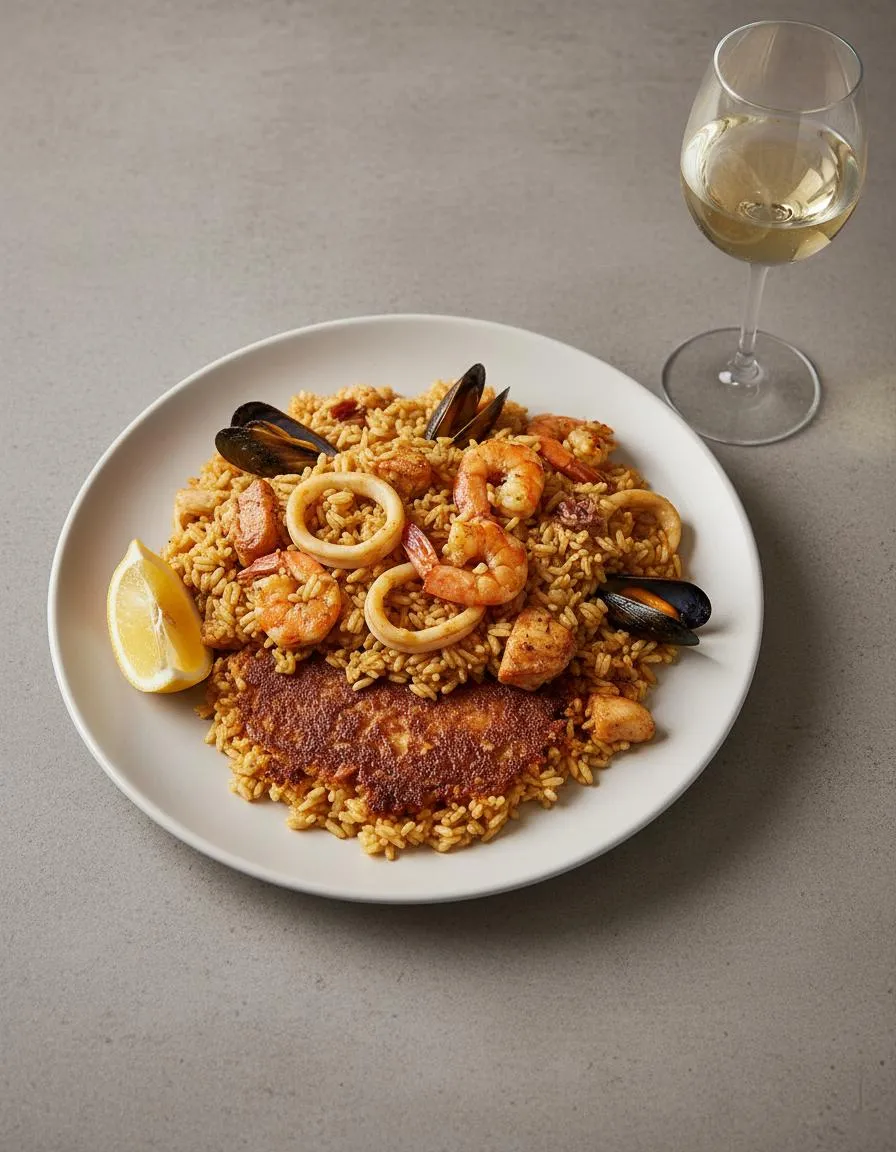 Rezept: Meeresfrüchte-Paella Fix by NastyTasty Delights