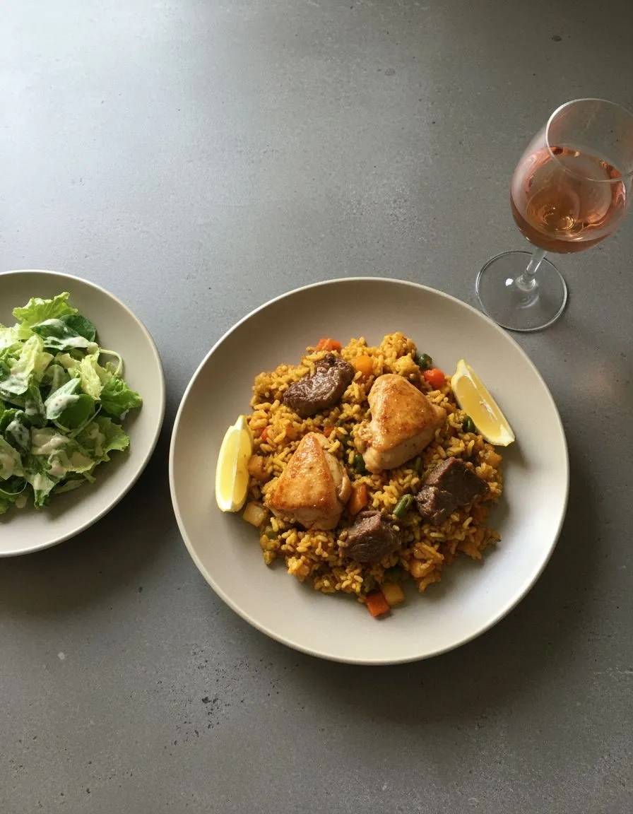 Rezept: Paella mit Huhn & Rind by NastyTasty Delights