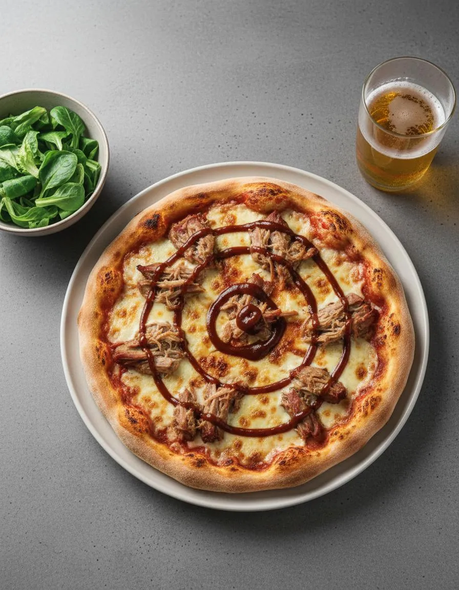 Rezept: Rauchige BBQ-Pizza vom Grill by NastyTasty Delights