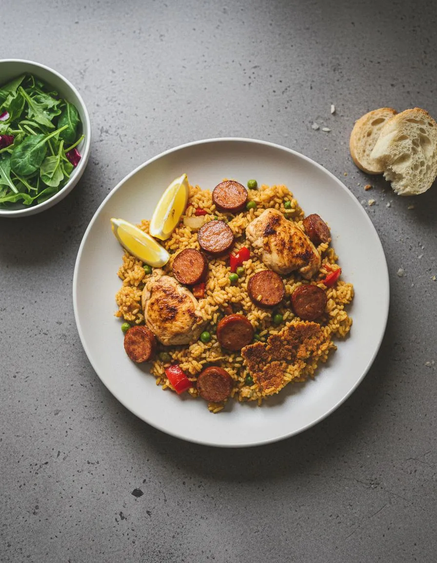 Rezept: Würzige Huhn-Chorizo Paella by NastyTasty Delights